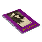 Gypsy Journal met  schoonheid in Paars Notitieboek (Rechterzijde)
