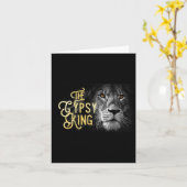 Gypsy King Lion Kaart (Gele Bloem)