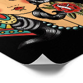 Gypsy Lady Head Fortune Teller American Traditiona Poster (Hoek)