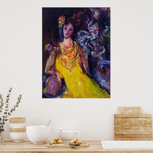 GYPSY LADY MUSIC BAND POSTER (Keuken)