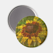 Gypsy Lieverd Floral Collage Magneet (Voorkant / Achterkant)