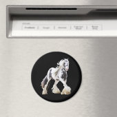 Gypsy Mare Stallion Draft Horse Magneet (Insitu (Vaatwasser))