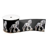 Gypsy Mare Stallion Draft Horse Satijnen Lint (Spoel)