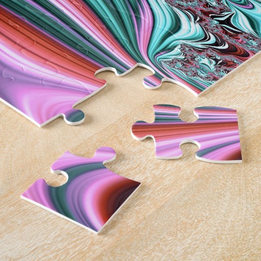 Gypsy Moire Fractal 3 Legpuzzel (Zijkant)