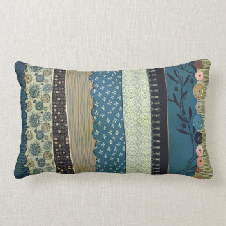 Gypsy MoJo Pillow - Blue en Tan Kussen