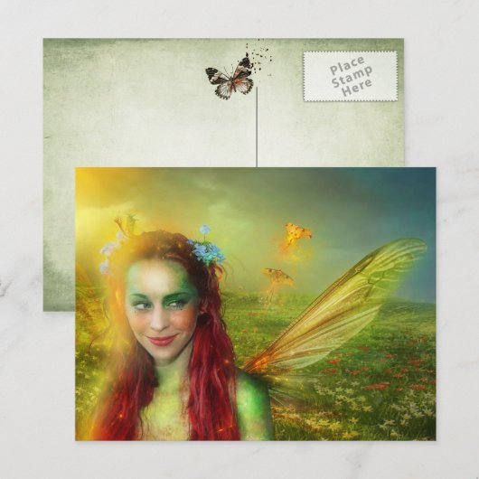 Gypsy Moth Briefkaart (Voorkant / Achterkant)