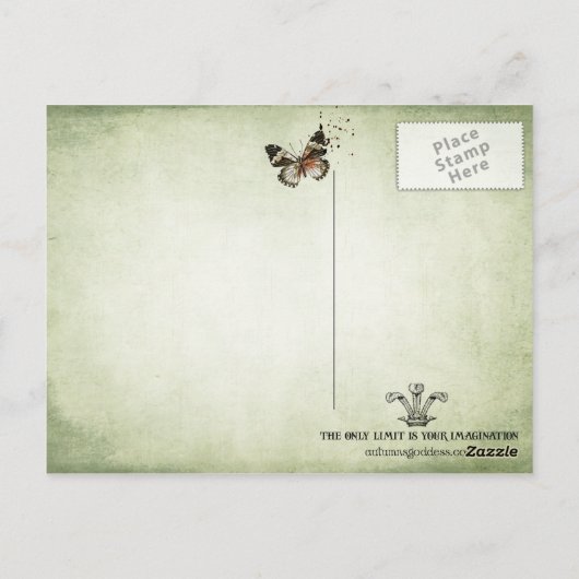 Gypsy Moth Briefkaart (Achterkant)