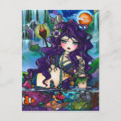 Gypsy Pirate Mermaid Fantasy Marine Art Briefkaart (Voorkant)