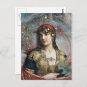 Gypsy Princess, veranderde kunst Briefkaart (Voorkant / Achterkant)
