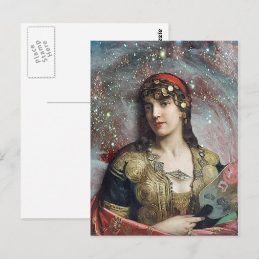 Gypsy Princess, veranderde kunst Briefkaart (Voorkant / Achterkant)