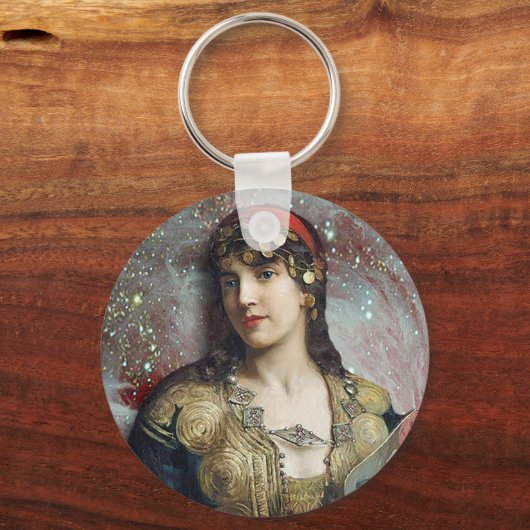 Gypsy Princess, veranderde kunst Sleutelhanger (Voorkant)