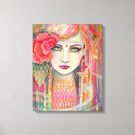 Gypsy Roos Bohemian Beauty Canvas Art (Voorkant)