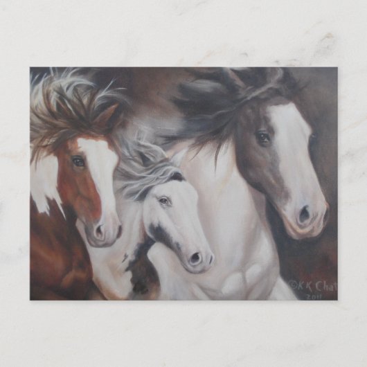 Gypsy run briefkaart (Voorkant)