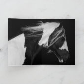 Gypsy Runs Horse Wenskaart Kaart (Binnen)