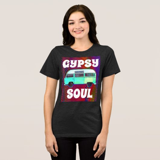 GYPSY SOUL HIPPIE VAN T-SHIRTS (Voorkant volledig)
