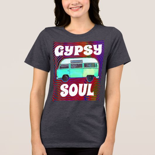 GYPSY SOUL HIPPIE VAN T-SHIRTS (Voorkant)