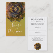 Gypsy Soul Mandala Aanbevelingskaartje (Voorkant / Achterkant)