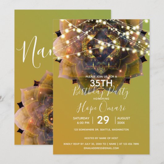 Gypsy Soul Mandala Kaart (Voorkant / Achterkant)