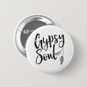 Gypsy Soul Ronde Button 5,7 Cm (Voorkant /achterkant)