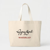 Gypsy Soul tas: WANDERLUST Grote Tote Bag (Voorkant)