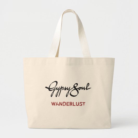 Gypsy Soul tas: WANDERLUST Grote Tote Bag (Voorkant)