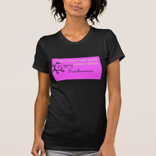 Gypsy Tambourine T-shirt (Voorkant)