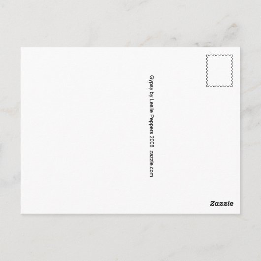 Gypsy van Leslie Peppers Briefkaart (Achterkant)