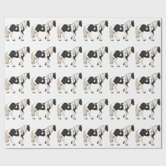 Gypsy Vanner Cadeaupapier (Vlak)