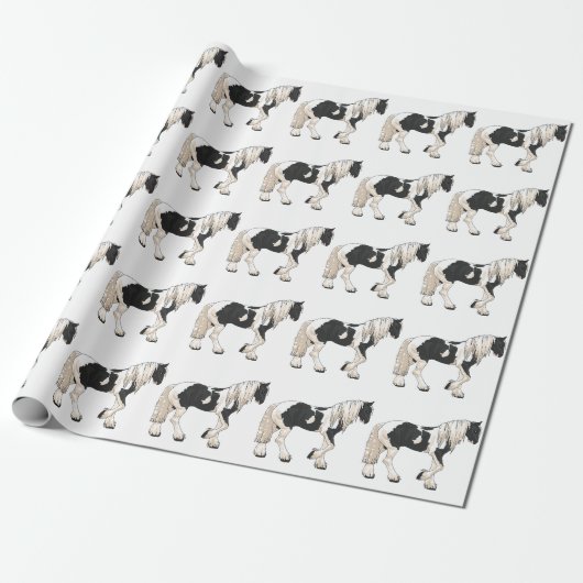 Gypsy Vanner Cadeaupapier (Uitgerold)