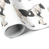 Gypsy Vanner Cadeaupapier (Rol Hoek)