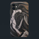 Gypsy Vanner Case-Mate iPhone Case<br><div class="desc">Gypsy Vanner op een bruine achtergrond.  Het dierbare Tinker paard,  de Gypsy Vanner,  is iedereen die het liefst is!</div>