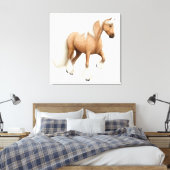 Gypsy Vanner Cob Draft Paard verpakt Canvas (Insitu (Slaapkamer))