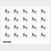 Gypsy Vanner Cob Horse Sticker (Vel)