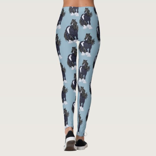 Gypsy Vanner Draft Horse Leggings (Achterkant)