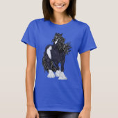 Gypsy Vanner Draft Horse T-shirt (Voorkant)