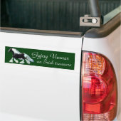Gypsy Vanner, een Ierse schat Bumpersticker (Op Truck)