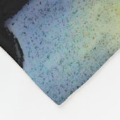 Gypsy Vanner-hengst/paard, zwarte en witte pinto Fleece Deken (Hoek)