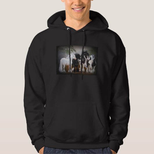 Gypsy Vanner Hooded Sweatshirt (Voorkant)