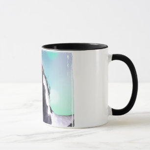 Gypsy Vanner Horse 11 oz. Mok zwart/wit koffie