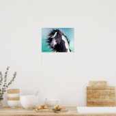 Gypsy Vanner Horse 16 x 12 Poster (Keuken)