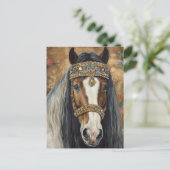Gypsy Vanner Horse Briefkaart (Staand voorkant)