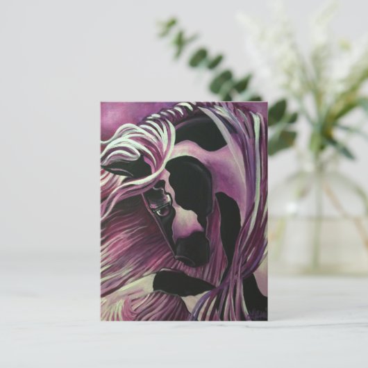 GYPSY VANNER HORSE BRIEFKAART (Staand voorkant)