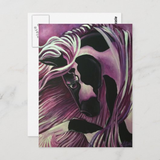 GYPSY VANNER HORSE BRIEFKAART (Voorkant / Achterkant)