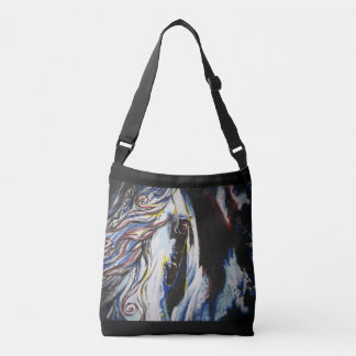 Gypsy Vanner Horse Eye Cross Body Canvas tas