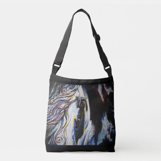 Gypsy Vanner Horse Eye Cross Body Canvas tas (Voorkant)