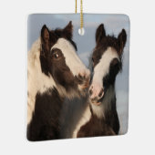 Gypsy Vanner Horse Friends Keramisch Ornament (Rechts)