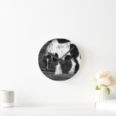 Gypsy Vanner Horse-klok Ronde Klok (Huis)