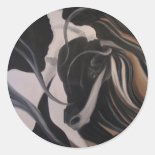 Gypsy Vanner I Ronde Sticker