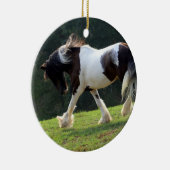 Gypsy Vanner Keramisch Ornament (Rechts)