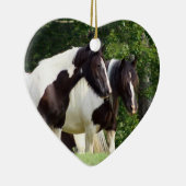 Gypsy Vanner Keramisch Ornament (Rechts)